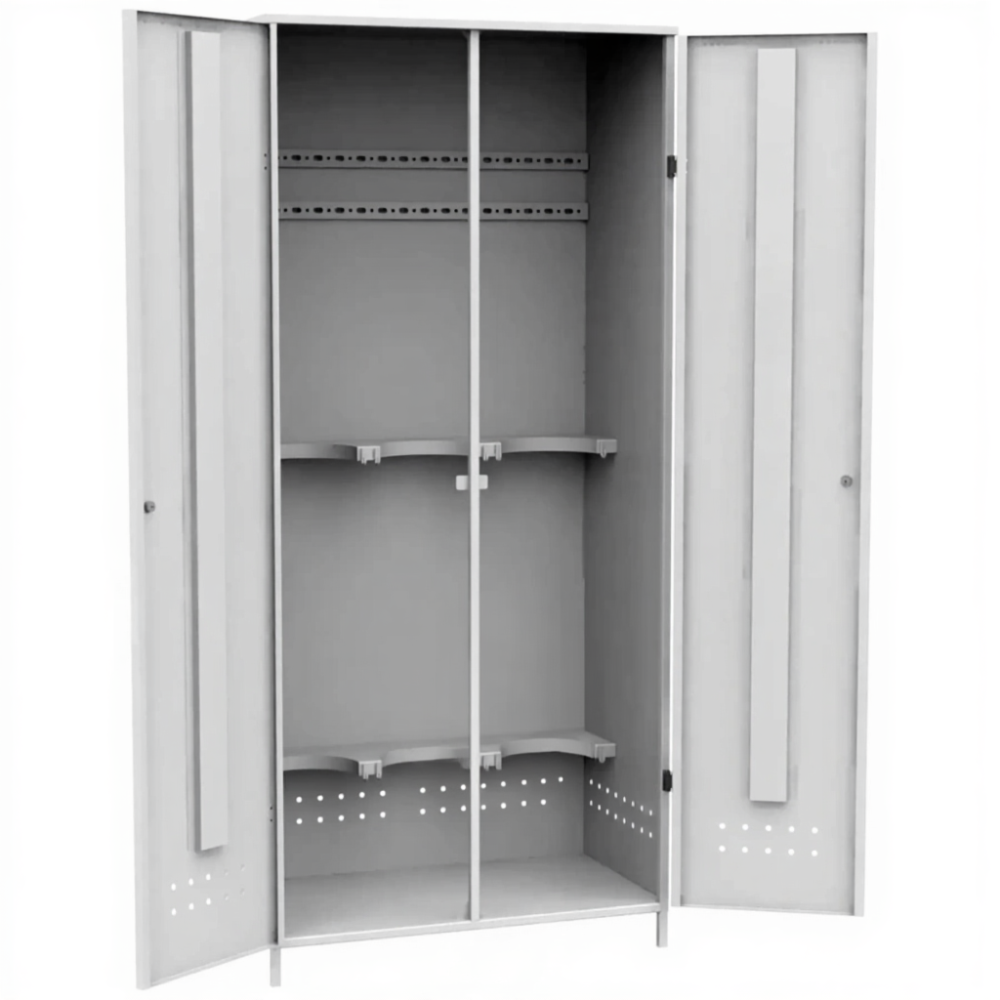 Шкаф для 3-х газовых баллонов ШГБК-022 на ножках усиленный