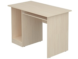 Стол для кабинета информатики компьютерный 1-местный школьный с выдвижной полкой