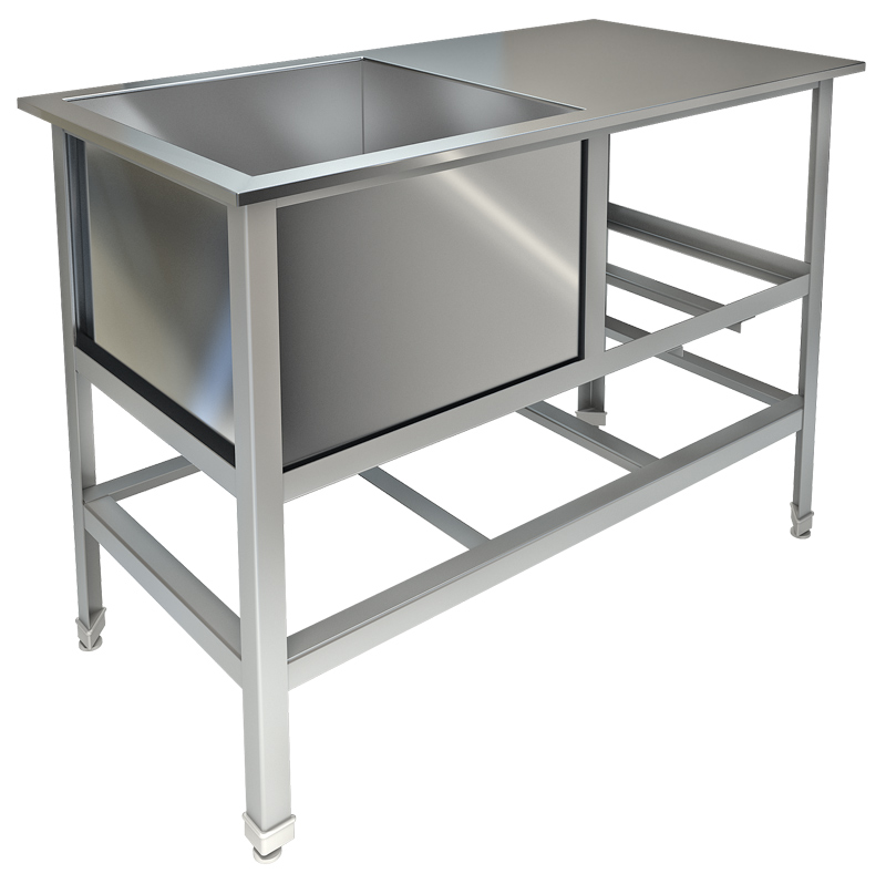 Ванна моечная с рабочей поверхностью  ВМ-31/530 краш