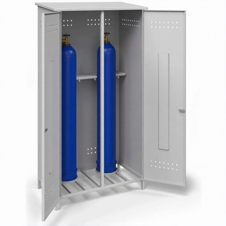 Шкаф металлический для газовых баллонов ШГБК-02