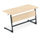 Cтол ученический берёза/антрацит  SHT-TN11/3-5