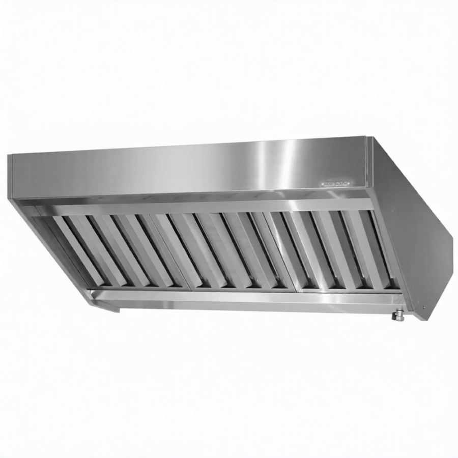 Зонт вытяжной полуоткрытый ЗВПб 400х1000х2000 «Base» островной