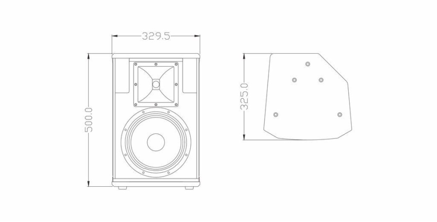 Пассивная 2-полосная акустическая система FDB S110